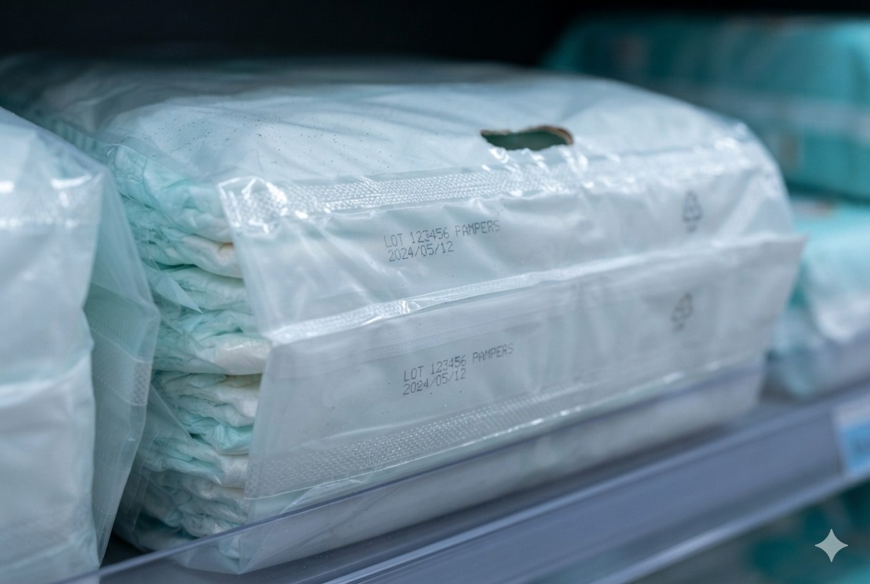 Diaper Plastic Packaging Bags