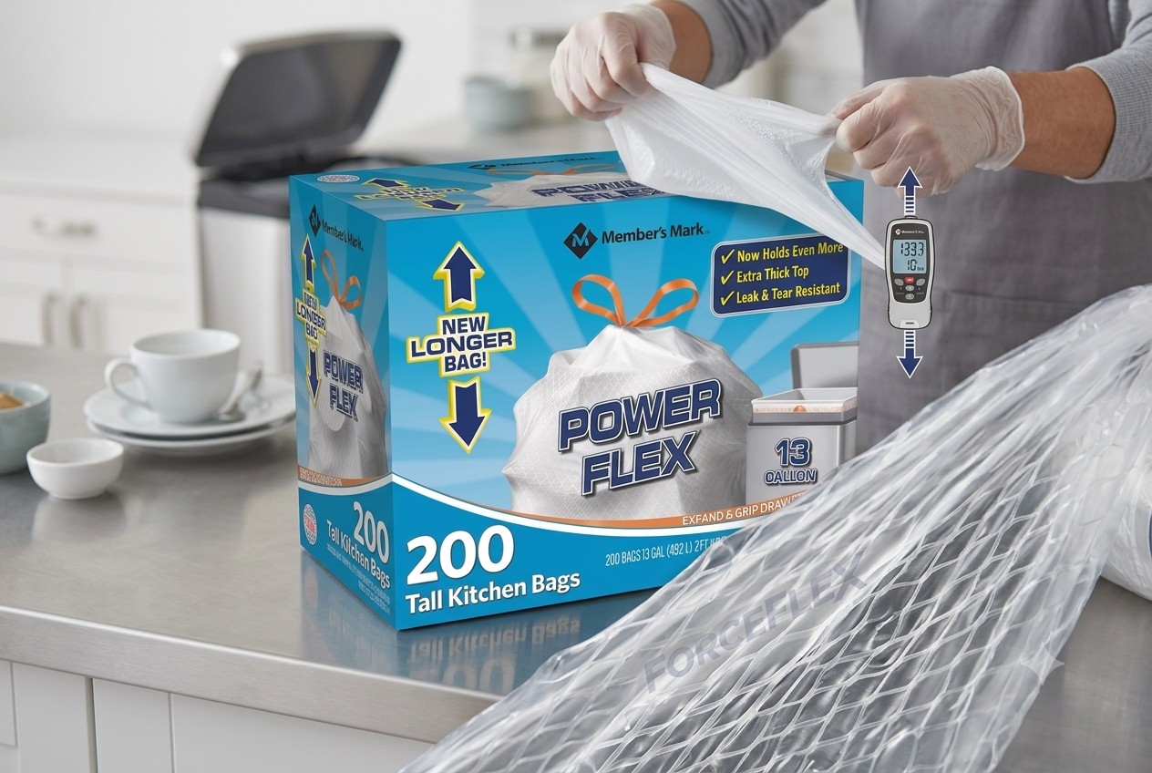 FORCEFLEX Flexible Garbage Bags