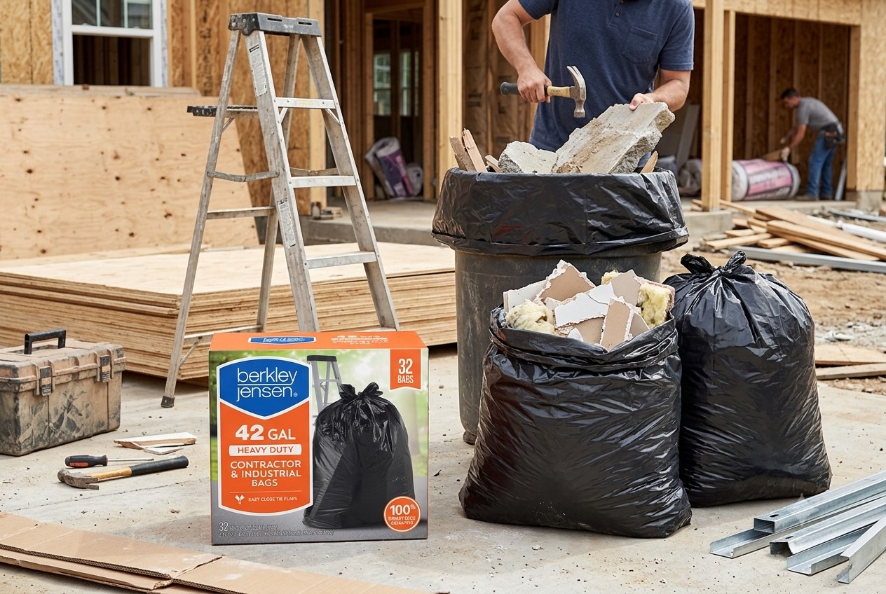 Heavy Duty Contractor Trash Bags