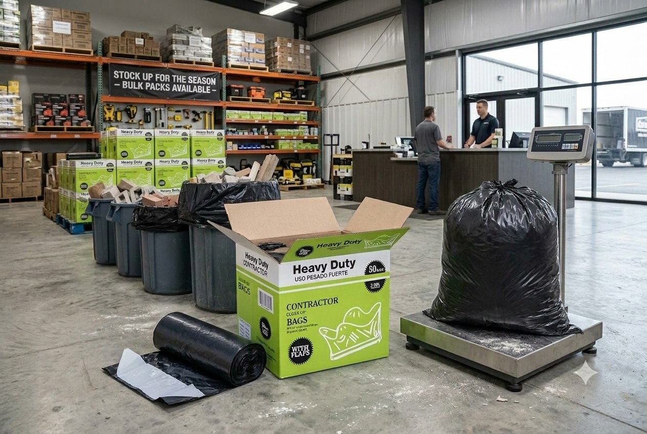 Heavy Duty Contractor Trash Bags