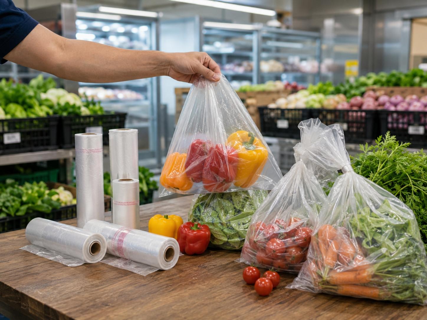 plastic produce bags