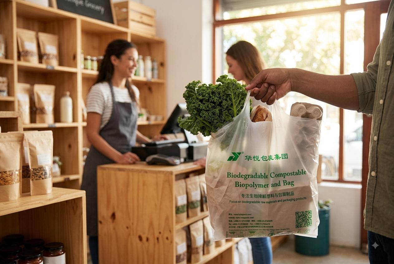 Die Cut Handle Plastic Bags