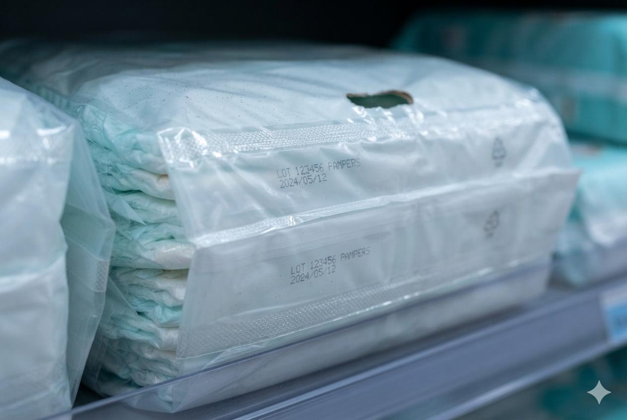 Diaper Plastic Packaging Bags