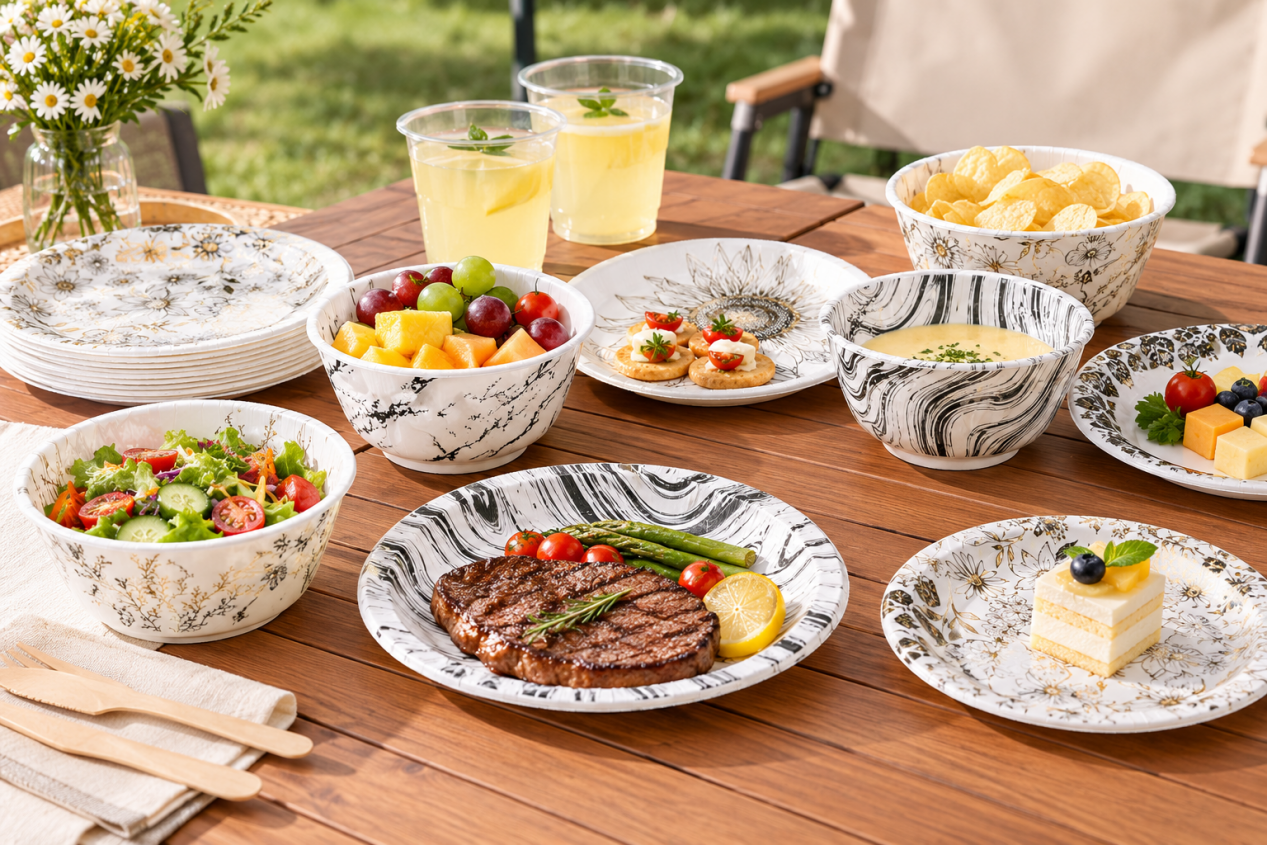 Disposable Plastic Plates